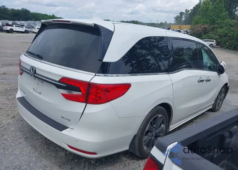 2022 Honda Odyssey Elite from USA, damaged, VIN 5FNRL6H90NB046196